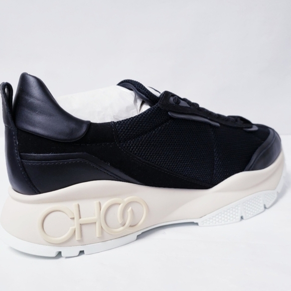 Jimmy Choo Men's Black Raine Sneakers EU 43 US Mens 10-10.5 (NIB) - Picture 11 of 12